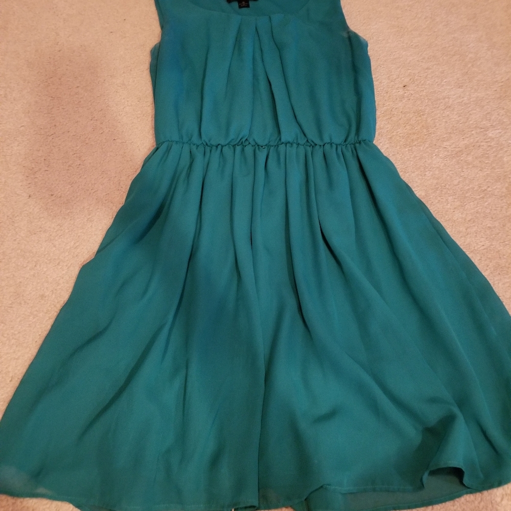 Teal dress
